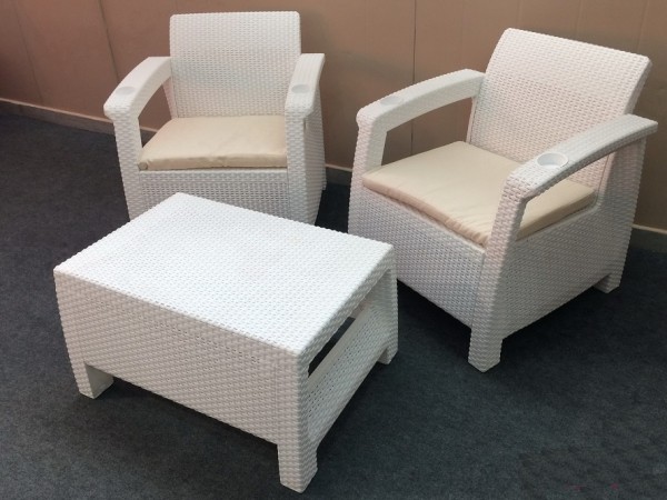 Комплект Yalta Balcony Set белый купить в Звенигороде