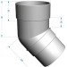 Колено 45˚ Docke Premium ПВХ - Пломбир купить в Звенигороде