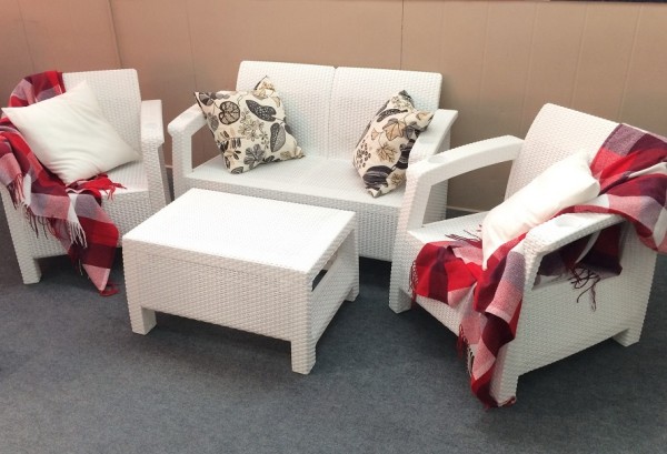 Комплект Yalta Terrace Set белый купить в Звенигороде
