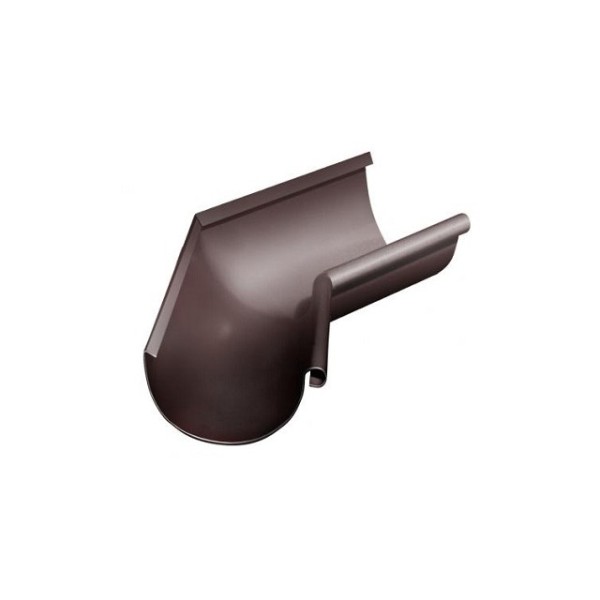 Водосток Grand Line 125x90 – Угол внутренний 135° RAL 8017 купить в Звенигороде
