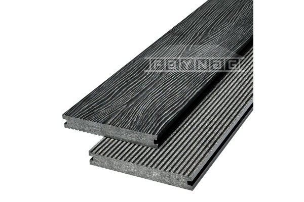 Террасная доска из ДПК Faynag Premium Massive 3D — Кварц купить в Звенигороде