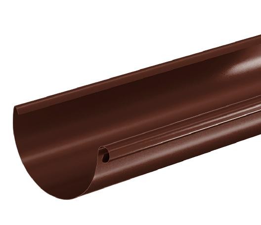Водосток Aquasistem, система 150/100 - Водосточный желоб 3.00м RAL 8017 Коричневый купить в Звенигороде