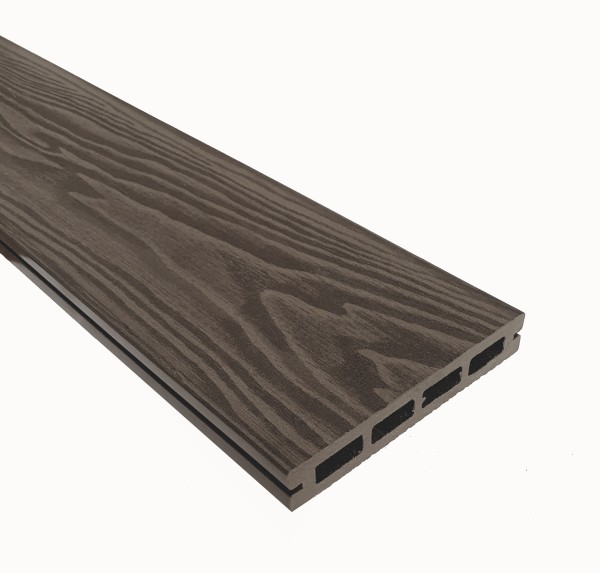 Террасная доска из ДПК Terrapol Смарт 3D Пустотелая с пазом Тик Киото купить в Звенигороде