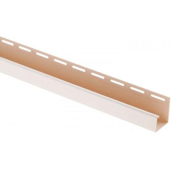 J-профиль Люкс Крашенный, T-15, ВН, Белый купить в Звенигороде