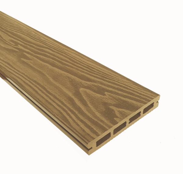 Террасная доска из ДПК Terrapol Смарт 3D Пустотелая с пазом Дуб Севилья купить в Звенигороде