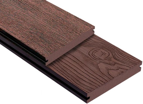 Террасная доска ДПК Outdoor 3D полнотелая STORM/OCEAN BROWN коричневая микс купить в Звенигороде