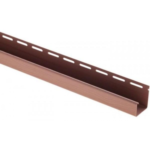 J-профиль Люкс Крашенный, T-15, ВН, Красно-коричневый купить в Звенигороде