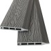 Заборная панель шип-паз EasyDecking Wood-Х 146х20 Серый купить в Звенигороде