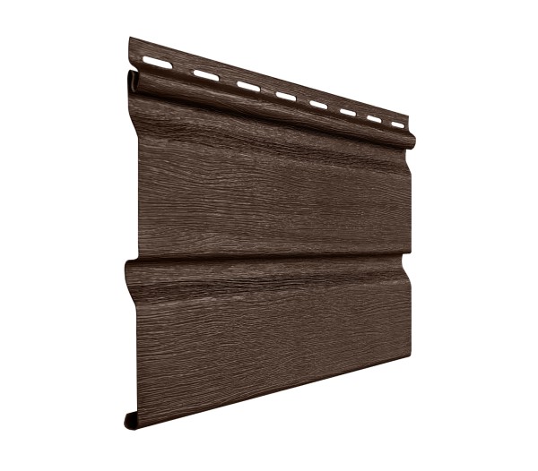 Виниловый сайдинг fineber (файнбер) - серия "стандарт", коричневый купить в Звенигороде