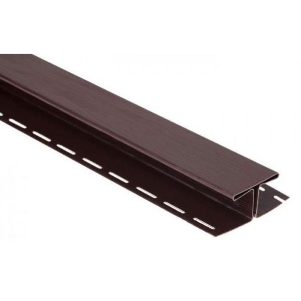 Н-профиль Люкс Крашенный, T-18, ВН, Коричневый купить в Звенигороде