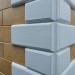 Угол Наружный к Фасадным Термопанелям Доломит Дагестанский Камень 400 мм Белый купить в Звенигороде