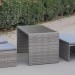 Диван-Трансформер AFINA плетеный из иск. ротанга S330G-W78 Grey купить в Звенигороде