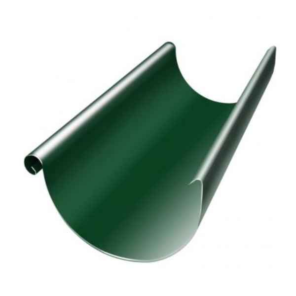 Водосток Grand Line 125x90 – Желоб 3м RAL 6005 купить в Звенигороде