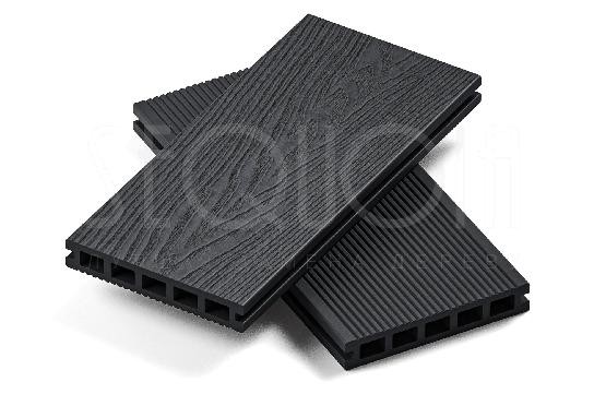 Доска террасная ДПК 3D SEQUOIA Evolution WOOD BLACK купить в Звенигороде