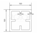 Столб SEQUOIA Evolution 3D WOOD BROWN купить в Звенигороде
