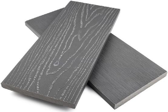 Заборная доска ДПК полнотелая NanoWood Серый купить в Звенигороде