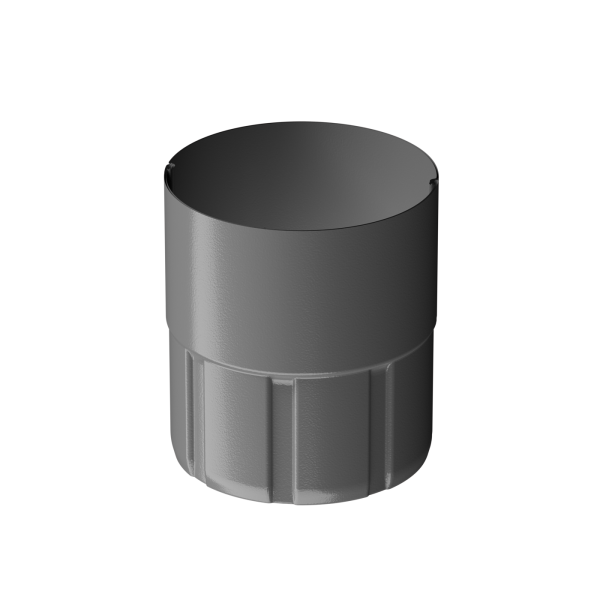 Муфта соединительная для водостока Döcke STAL PREMIUM, Графит купить в Звенигороде