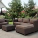 Комплект мебели AFINA плетеной из иск. ротанга YR821A Brown/Beige купить в Звенигороде