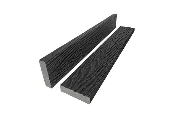 Брус лавочный 3D-тиснение 20х80 Графит купить в Звенигороде