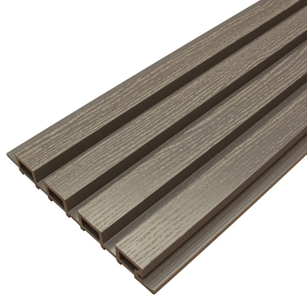 Фасадная доска из ДПК Faynag Wood Рейка Графит купить в Звенигороде