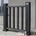 Ограждение из ДПК Outdoor Классик 3D STORM чёрный купить в Звенигороде