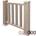 Ограждение из ДПК Outdoor Классик 3D STORM серый микс купить в Звенигороде