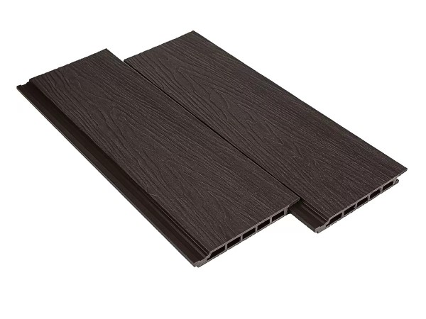 Фасадная панель из ДПК Deckart Vista 3D с текстурой дерева Махагон купить в Звенигороде
