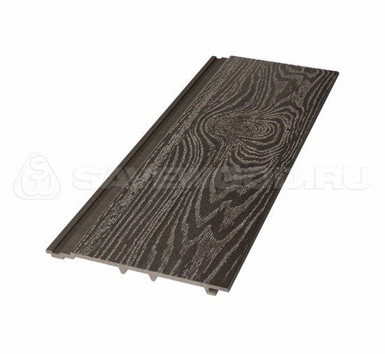 Сайдинг из дпк savewood sw-cedrus тангенциальный распил темно-коричневый купить в Звенигороде