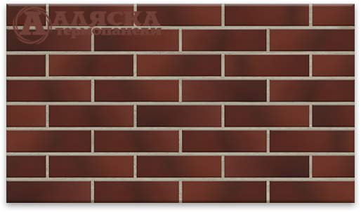 Фасадные Термопанели Аляска Cherry Glatt купить в Звенигороде