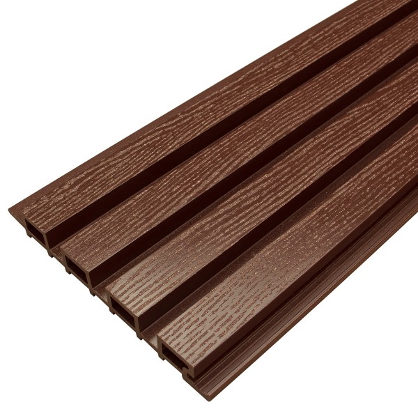 Фасадная доска из ДПК Faynag Wood Рейка Шоколад купить в Звенигороде