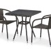 Комплект плетеной мебели AFINA из иск. ротанга T282BNT/Y137C-W53 Brown 2Pcs купить в Звенигороде