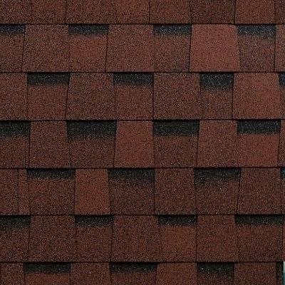 Двухслойная ламинированная черепица Shinglas, серия Фазенда – Красный купить в Звенигороде