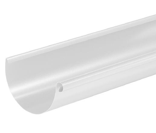 Водосток Aquasistem, система 125x90 - Водосточный желоб 3.00м RR 20 Белый купить в Звенигороде