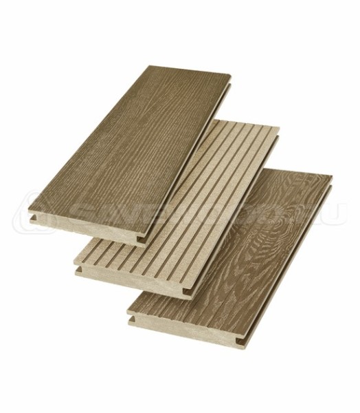Террасная доска SW Fraxinus (R) полнотелая «SaveWood» Тик купить в Звенигороде
