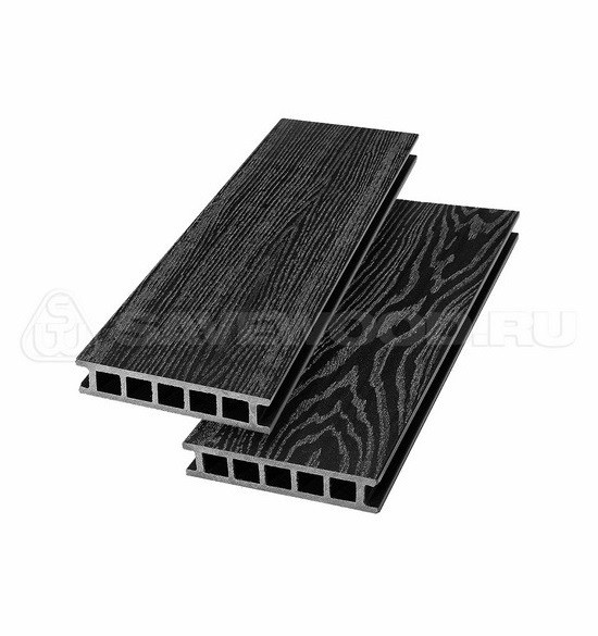 Террасная доска из ДПК SW-Fagus «SaveWood» черный купить в Звенигороде