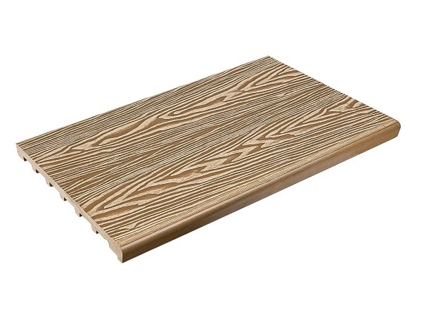 Ступень полнотелая из ДПК Deckart Step 3D Орех купить в Звенигороде