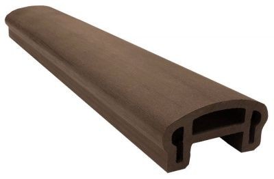 Перила вехнее фигурное Woodvex Select Темно - Коричневый купить в Звенигороде