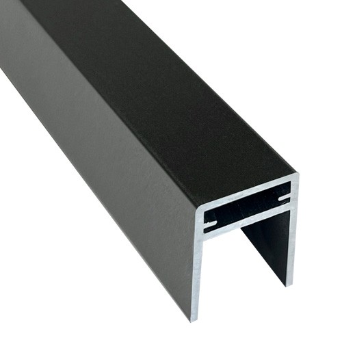 П-профиль Алюминиевый EasyDecking 35x25 Черное дерево купить в Звенигороде