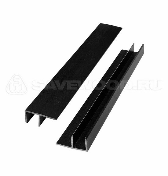 F-профиль ДПК Savewood – Чёрный купить в Звенигороде
