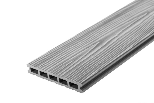 Террасная доска из ДПК RusDecking Unodeck Mogano - Серый купить в Звенигороде