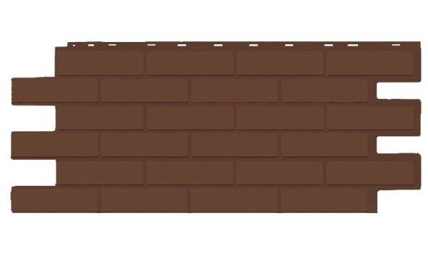 Фасадная панель T-Siding Кирпич Модерн Эко Браун купить в Звенигороде