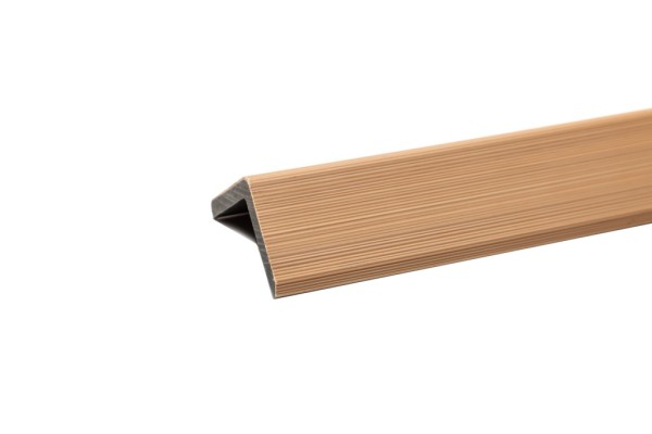 Уголок торцевой Ecodecking Скай коэкструзия 45х45х3000 Бук купить в Звенигороде