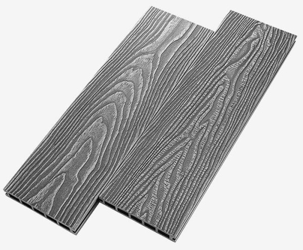 Террасная доска из ДПК RusDecking Unodeck Vintage - Серый купить в Звенигороде