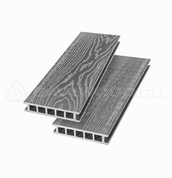Террасная доска из ДПК SW-Fagus «SaveWood» пепельный купить в Звенигороде