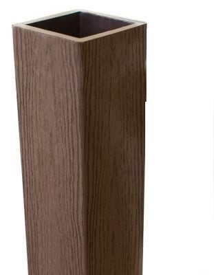 Столб опорный Woodvex Co-Extrusion Темно - Коричневый купить в Звенигороде