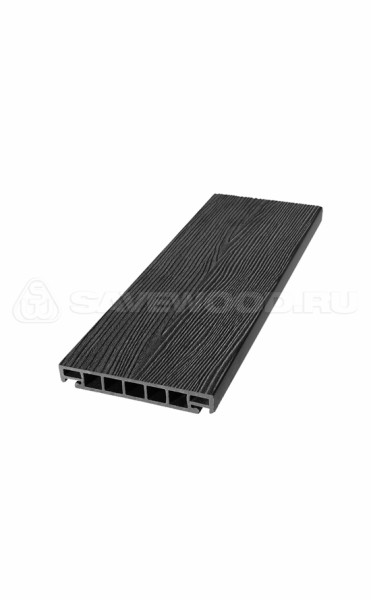 Террасная доска из ДПК SW Salix (S) (R) черный купить в Звенигороде
